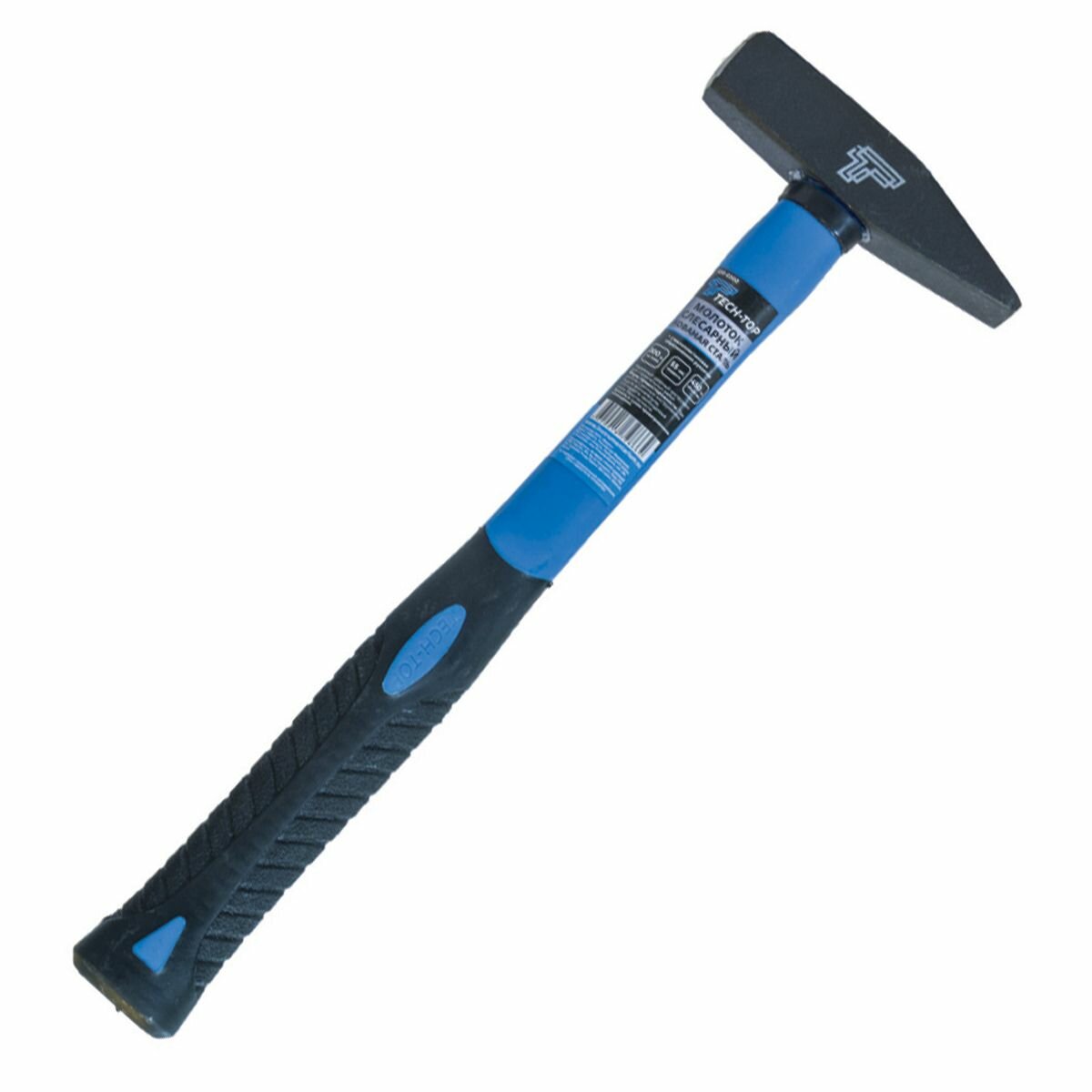 Молоток Tech-Top кованый пластиковая обрезиненная ручка 600 г