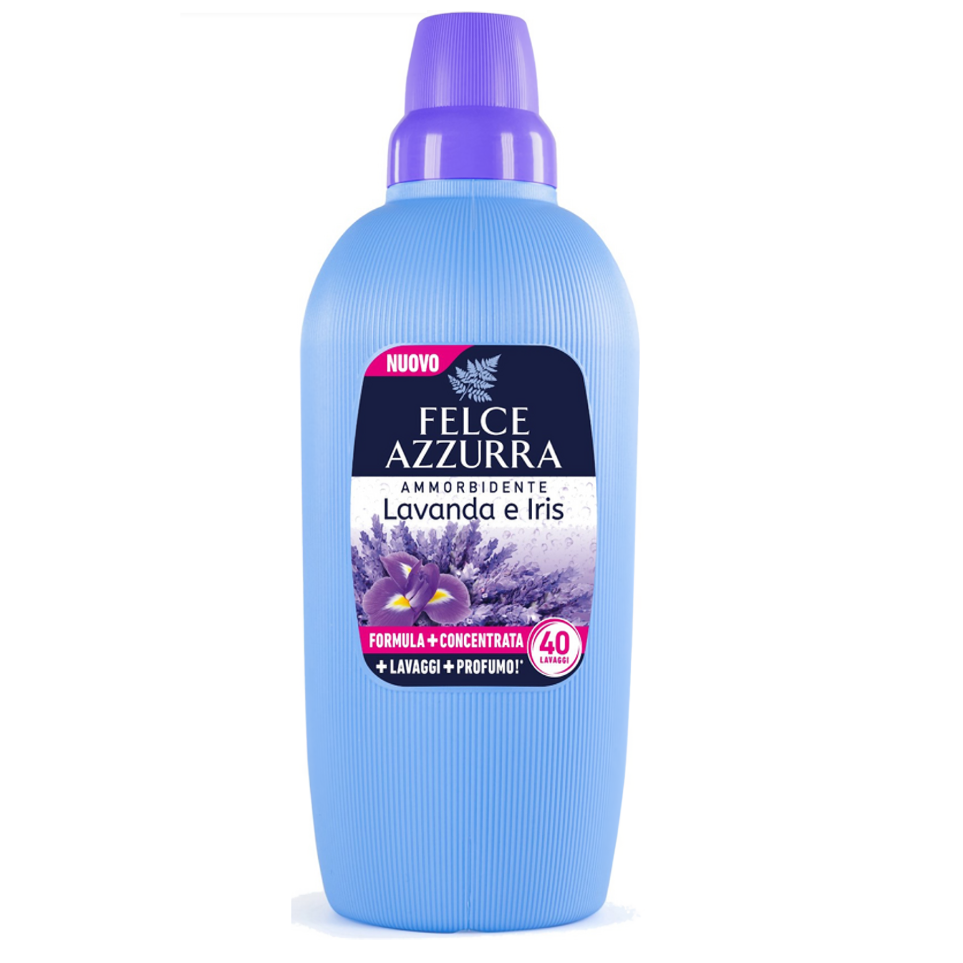 Кондиционер для белья Felce Azzurra Lavanda and Iris 2л (эффект: ароматизация, легкая глажка, смягчение ткани) — фото 1