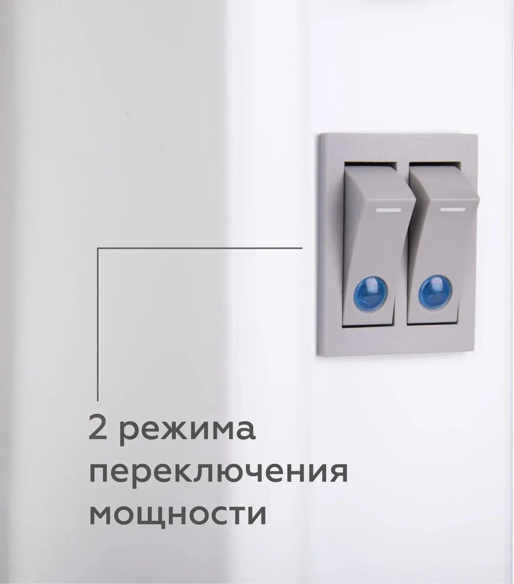 Электрорадиаторы Конвектор LORIOT Magic LHCY-2000 M, 2000Вт, с терморегулятором, белый