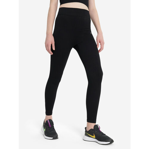 фото Легинсы fila running seamless girl's leggings, размер 164/170, черный