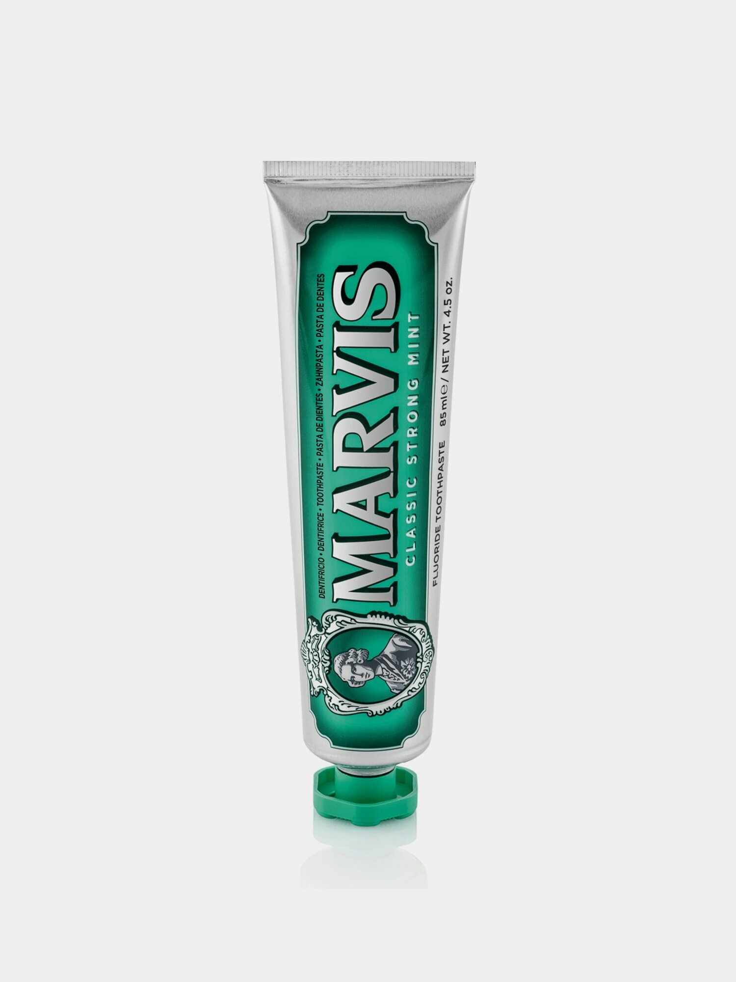 Зубная паста MARVIS Classic Strong Mint 85 ml, Зеленый, 85 ml