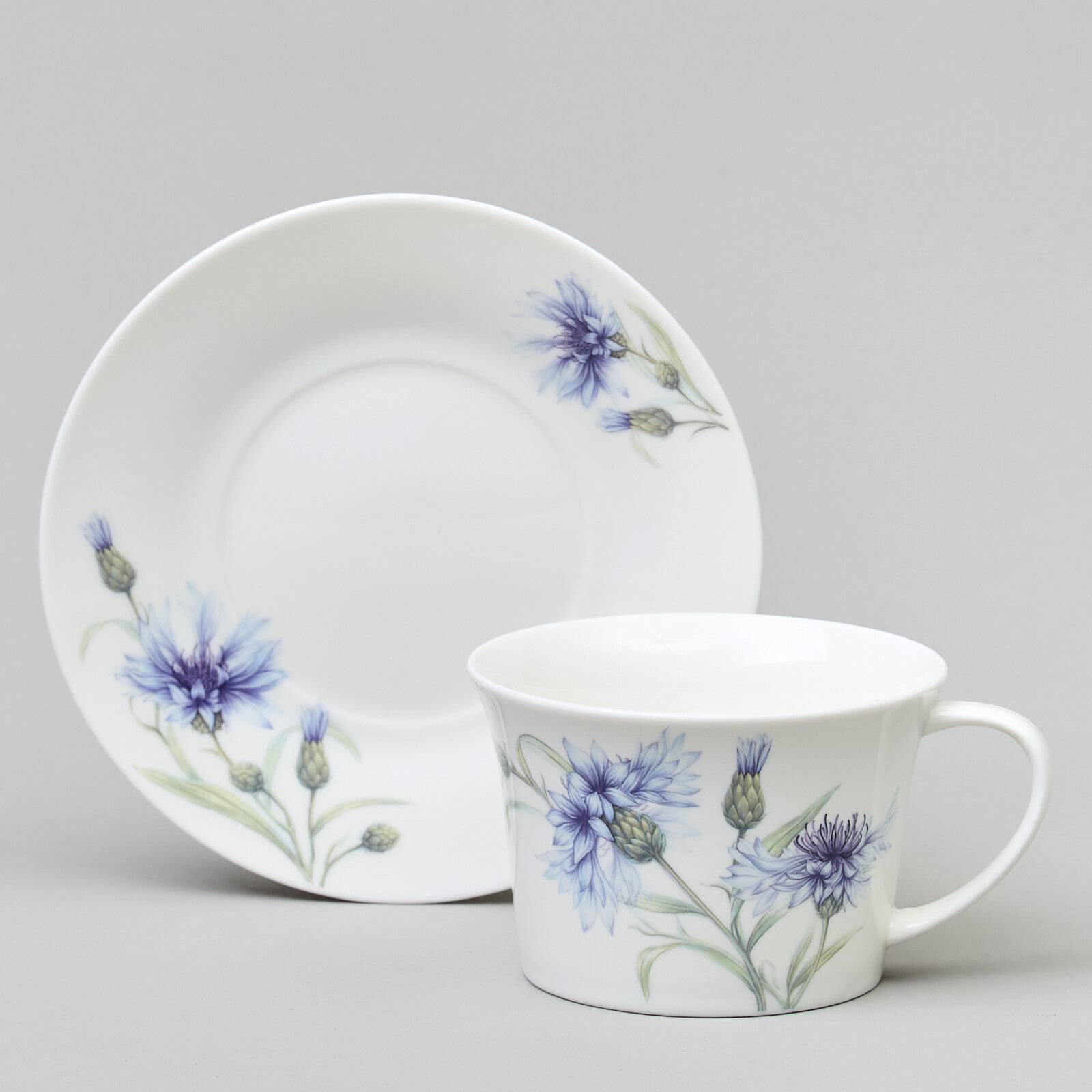 Чайная пара lefard васильки 250 мл KSG-760-838