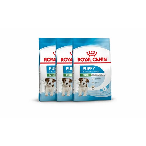 Royal Canin Mini Puppy сухой корм для щенков мелких пород до 8 месяцев - 2 кг х 3 шт.