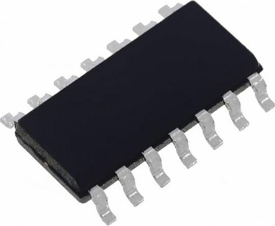 Микросхема MICROCHIP PIC16F684-I/SL Микросхема 3.5 кБ Std Flash 128 опзу 12 вх/вых SOIC14 1шт — фото 1