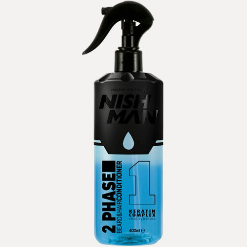 Изображение товара Двухфазный кондиционер для бороды И волос NISHMAN 2 PHASE CONDITIONER (KERATIN), 400 мл