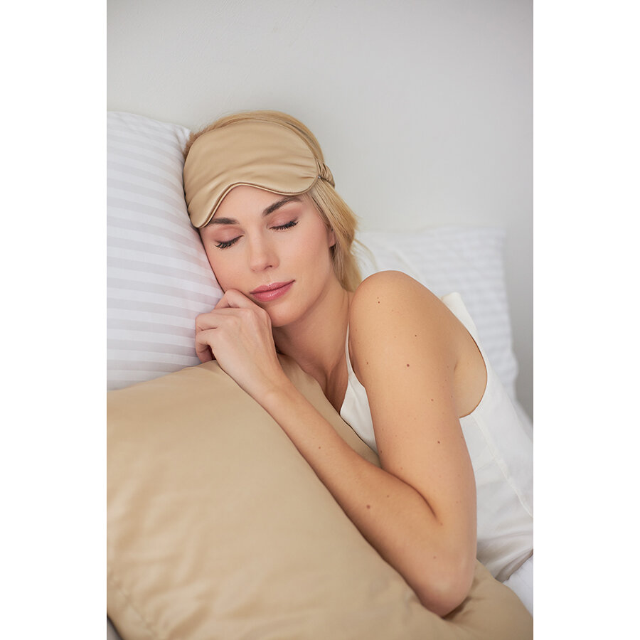 Изображение Маска для сна TKANO, 1 шт., бежевый