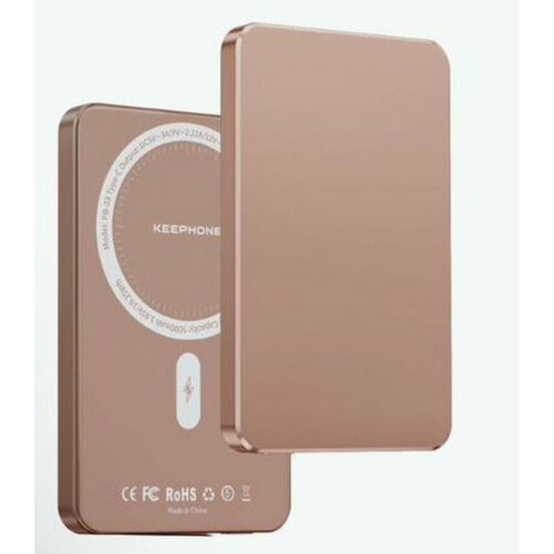 Беспроводной блок питания KEEPHONE Lucci Быстрая зарядка аккумулятора 10000 мАч Повербанк Desert 7440₽
