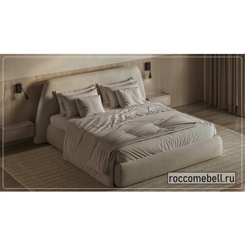 Кровать двуспальная ROCCO BED 4, 180х200 см с подъемным механизмом