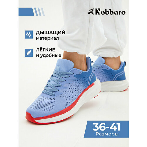 фото Кроссовки nobbaro, полнота 6, размер 40, голубой