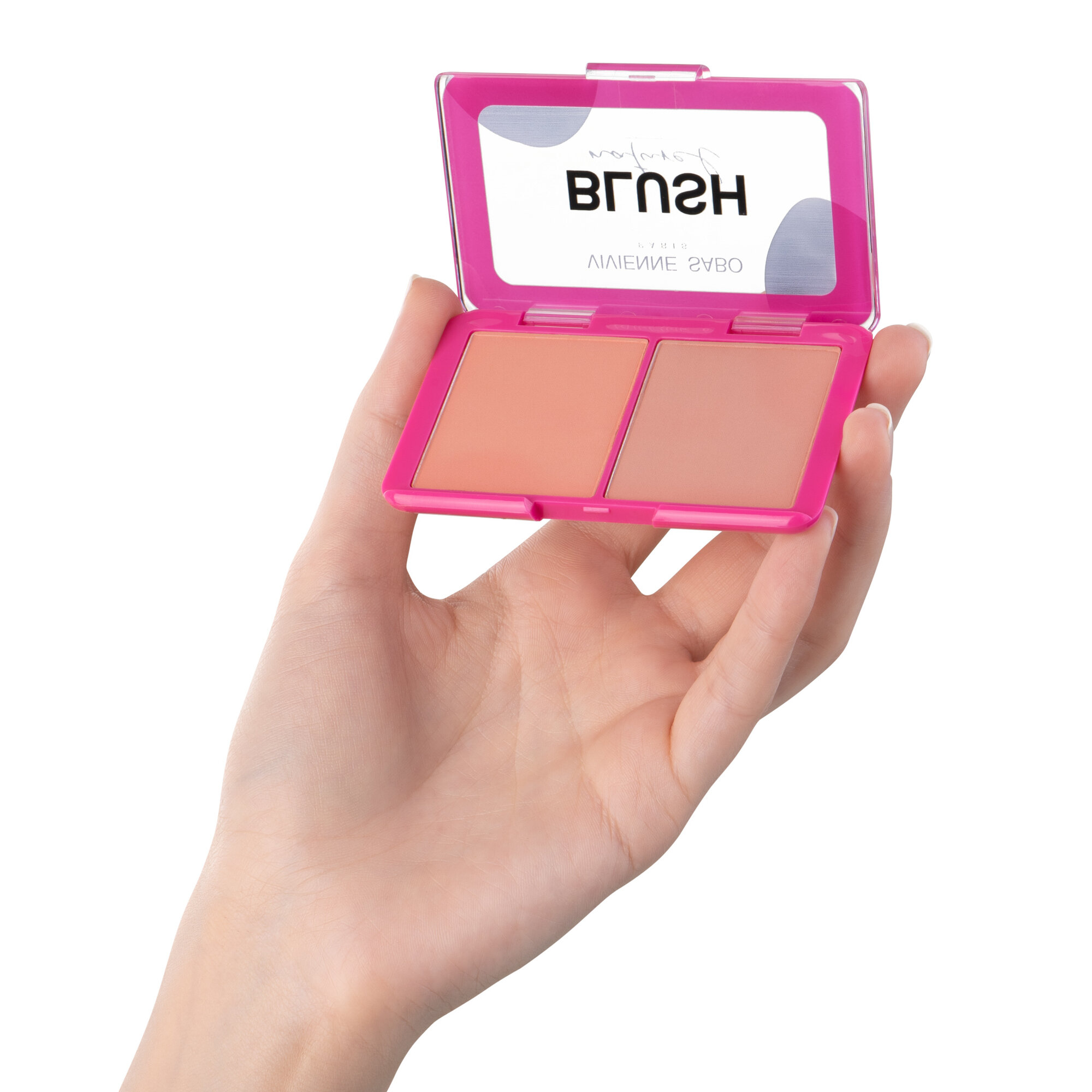 VIVIENNE SABO Палетка румян для лица 2 в 1 Naturel 01 румяна сухие матовые 6г — фото 1