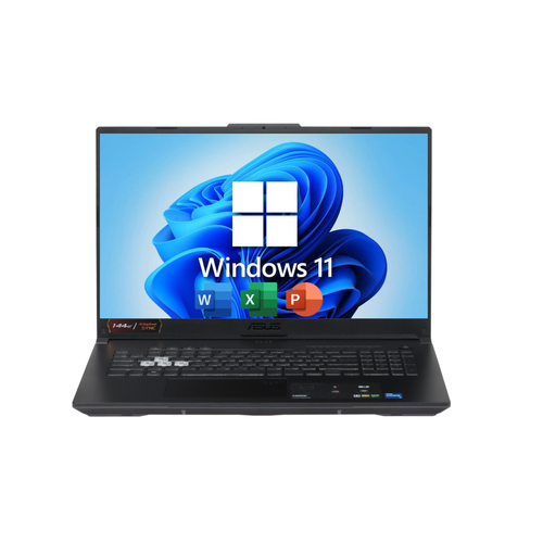 17.3" Игровой ноутбук Asus TUF Gaming 17, Intel Core i5-12500H (12 Ядер), RAM 16 ГБ, SSD 512 ГБ, NVIDIA GeForce RTX 3050 (4 Гб), Windows 11 Pro + Office 2021 Pro Plus, Русская раскладка