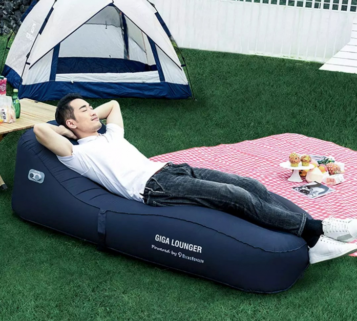 Диван Xiaomi GIGA LOUNGER GS1, надувной, электрический насос, синий