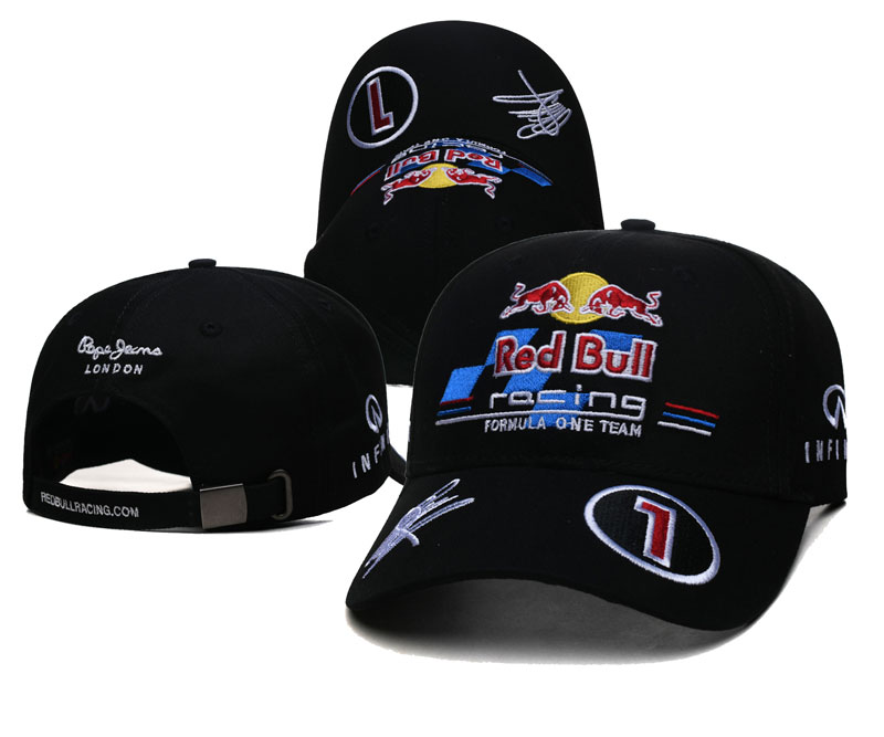 Бейсболка Red Bull Red Bull Racing для мужчин и женщин, размер OneSize, черный