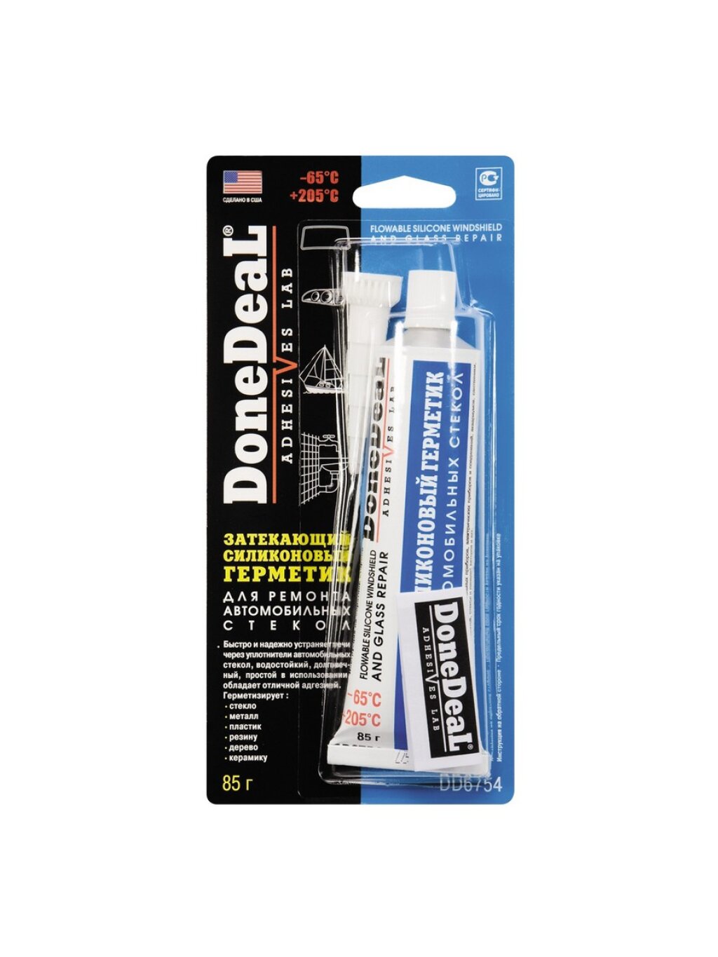 Герметик для стекол "DoneDeal " (85 г)
