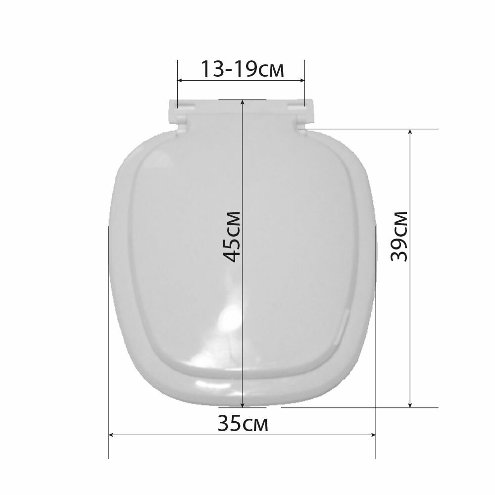 Картинки Сиденье прямое белое с/п