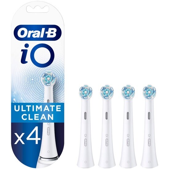 Насадка для электрической зубной щетки Oral-b iO Ultimate Clean White, 4 шт