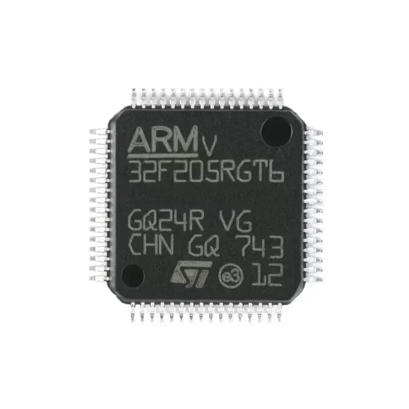 STM32F205VBT6 STM32F205RGT6 STM32F205RFT6 STM32F205RET6 STM32F205RCT6 STM32F205RBT6 STM32F205VFT6 черный пластиковый корпус, STM32F205RET6 — фото 1