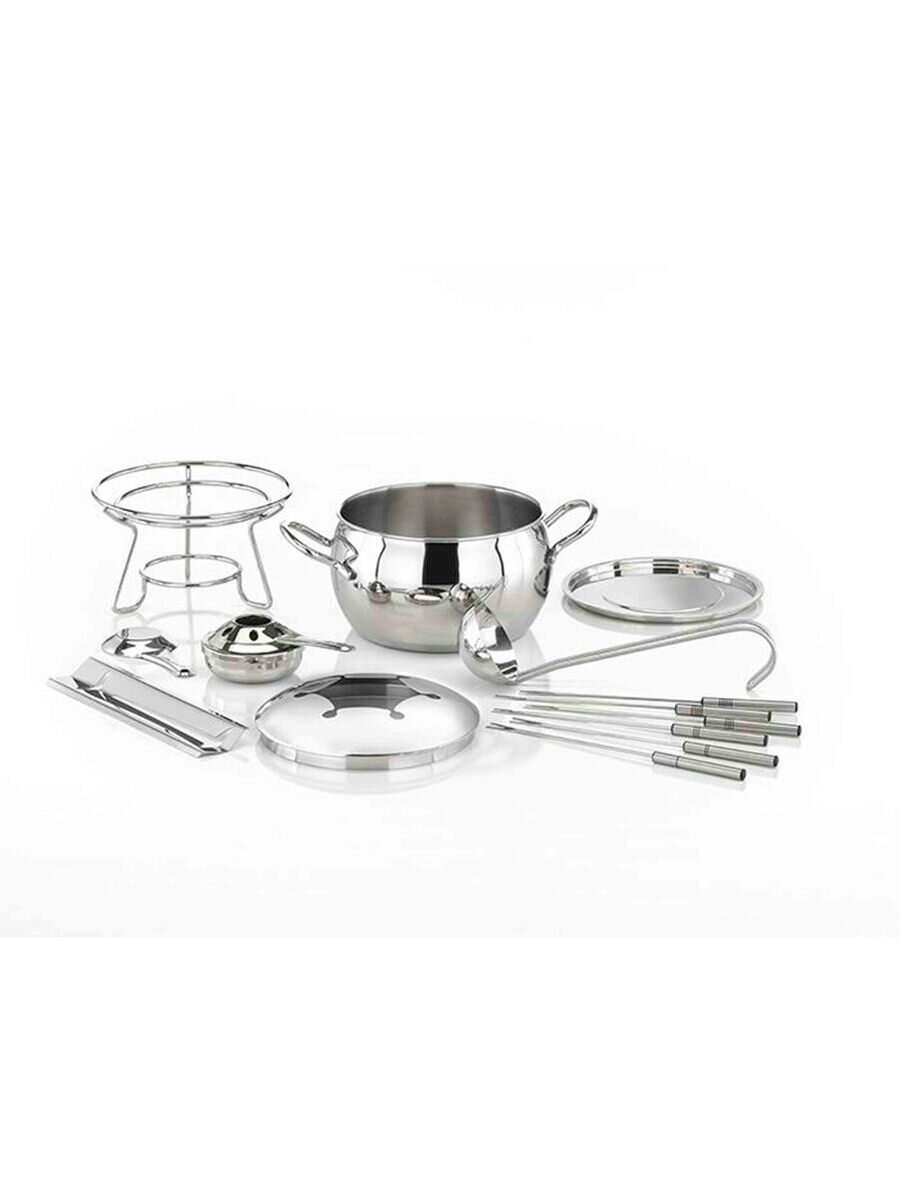 Набор для фондю 2,2л APS на шесть персон диаметр 18,5 см. 13 предметов нержавеющая сталь