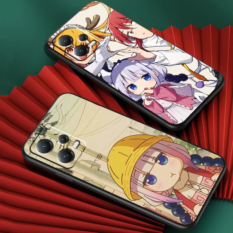 Изображение Классное искусство M-Miss Kobayashis Дракон горничная для Xiaomi Redmi Note 13 12R 12 12S Turbo 11 11T 11S 10 10S Pro Plus 5G черный ТПУ, HA9005HSE, Redmi Note 11S 4G