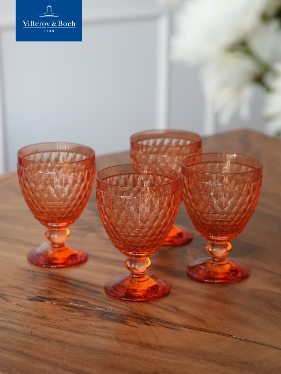 Набор бокалов для воды 410 мл, 4 шт, Boston Apricot, Villeroy & Boch, Хрустальное стекло