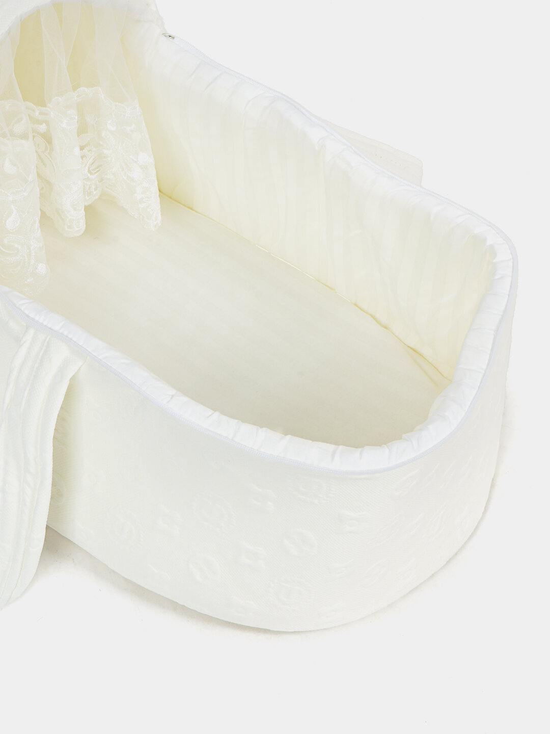 Козина для новорожденных, с матрасом, конверт, карманы, для мальчика, девочки — фото 1