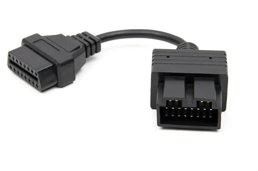 Конвертер адаптер переходник автомобильный диагностический 20 Pin - OBD 2 16 Pin для KIA — фото 1