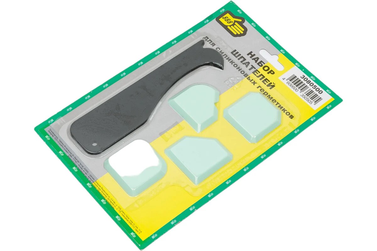 Набор шпателей для работы с силиконовыми герметиками (5шт). "888" — фото 1