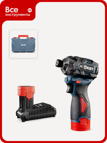 Изображение товара Винтоверт КВТ SB-16-150 профи ударный аккумуляторный бесщеточный с быстрозажимным патроном 1/4 НЕХ 104530