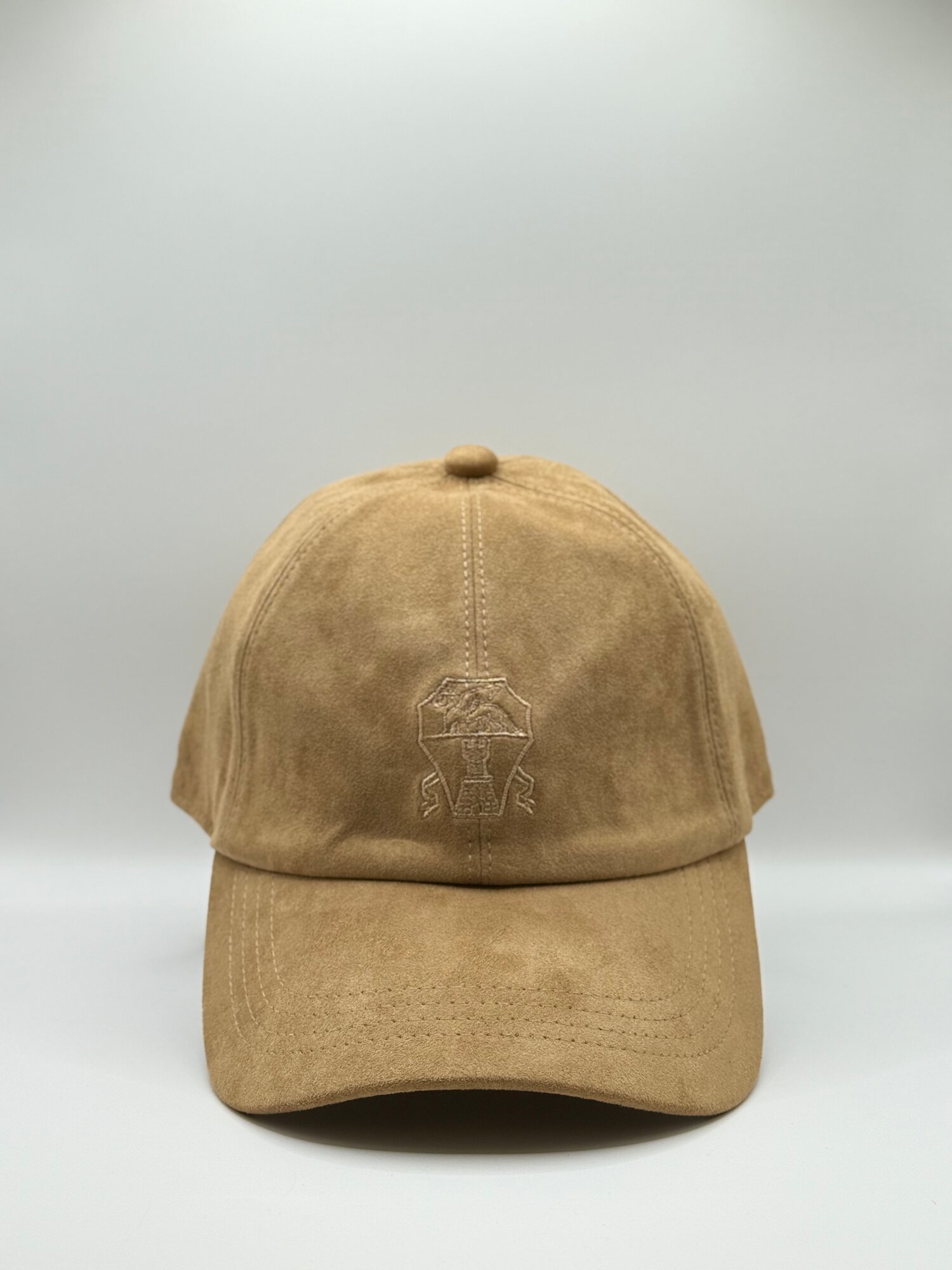 Кепка BRUNELLO CUCINELLI замшевая кепка Brunello cucinelli для взрослых и детей, размер OneSize, 00031 бежевый