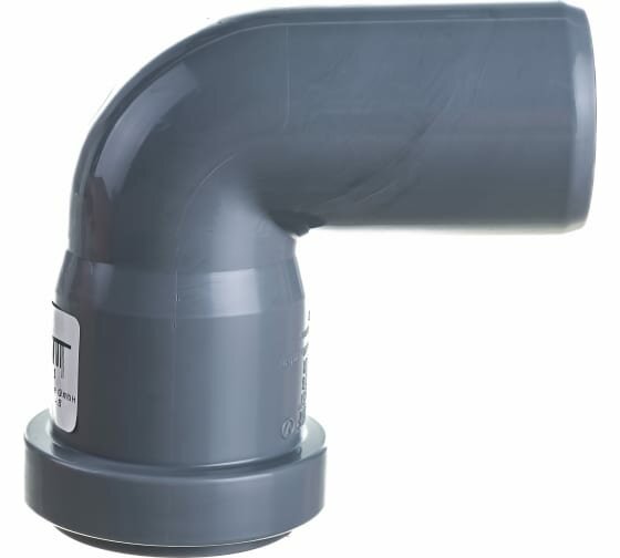 Отвод для внутренней канализации OSTENDORF 110210 полипропилен 40 мм 87 градусов