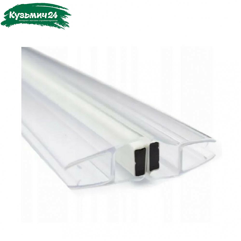Профиль силиконовый с магнитной лентой 8 мм 190 см ПСМ-01 8-190 2 шт.