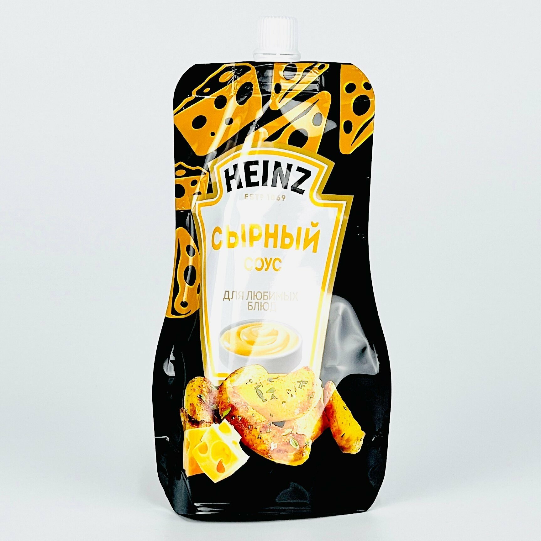 Соус Heinz Сырный, универсальный, дой-пак, 200 грамм, от 0°С до +25°С — фото 1