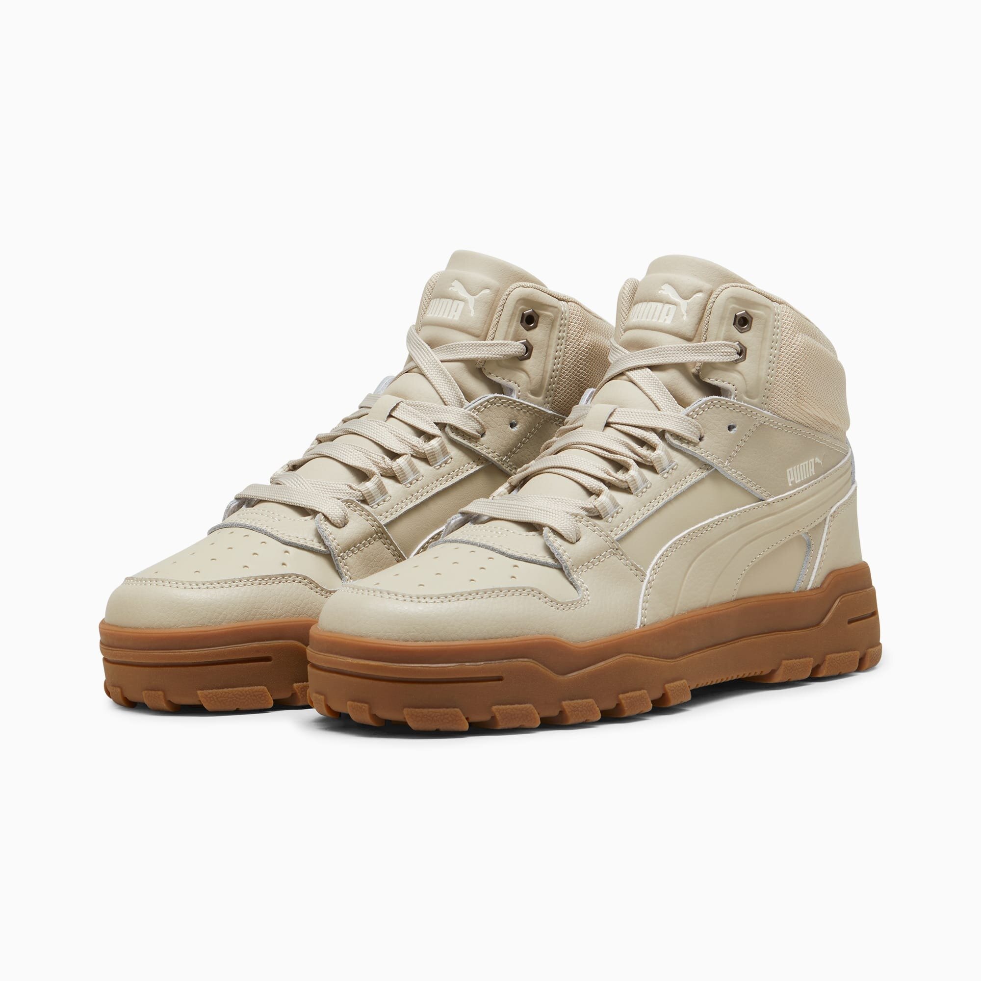 Кеды PUMA Rebound Abrupt, размер 7 UK, бежевый — фото 1