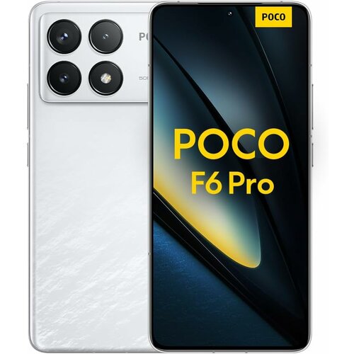 Смартфон Xiaomi POCO F6 Pro 12/512 ГБ Global, Dual nano SIM, белый