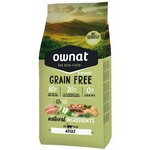 Ownat Adult Grain Free Сухой корм для взрослых кошек, с курицей и индейкой, 1 кг - изображение