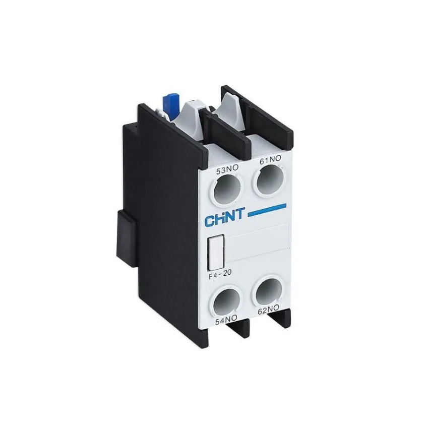 фото CHINT Приставка доп. контакты F4-20 к контактору NC1 и NC2 (R)