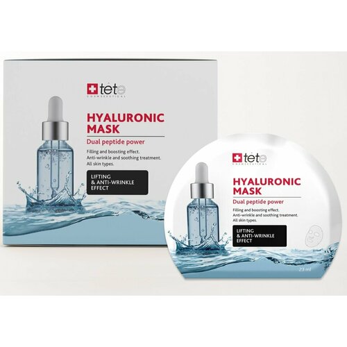 Маска тканевая TETe Cosmeceutical BOX Hyaluronic Mask Lifting & anti-wrinkle effect