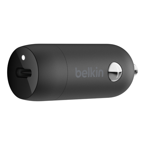 Автомобильное зарядное устройство Belkin BoostCharge 30 Вт USB-C PD 3.0 PPS (CCA004BTBK) черный