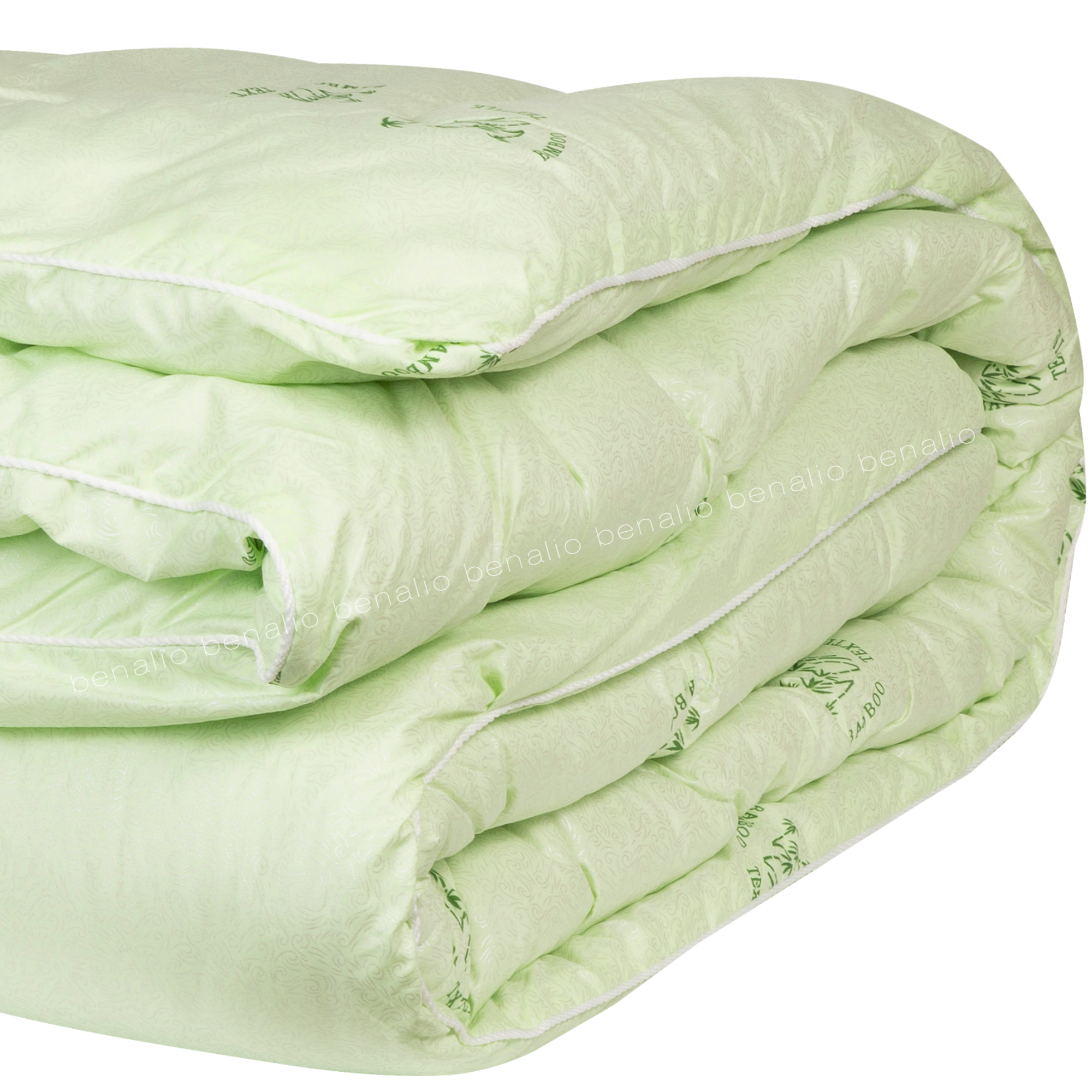 Одеяло Benalio "Бамбук" в глосс-сатине 172x205 см, 400г/м², 2 спальное - фотография № 5