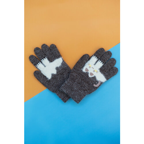 фото Перчатки мария, размер 16, коричневый, мультиколор