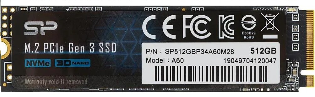 SSD накопитель SILICON POWER M-Series 512Гб, M.2 2280, PCI-E x4, NVMe - фото №18