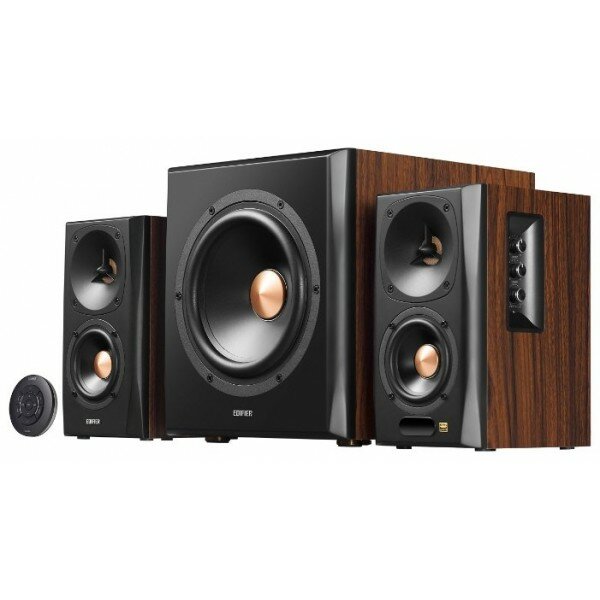 Колонки Edifier S351DB Black <2.1,150W RMS, дерево, Bluetooth aptX> - фото №15