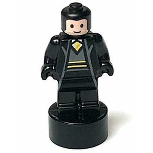 Минифигурка Лего Lego 90398pb032 Hufflepuff Student Statuette / Trophy #3, Light Nougat Face