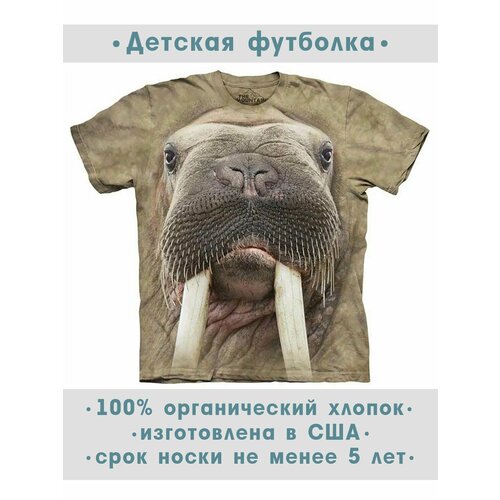 фото Футболка the mountain, размер s-y, бежевый