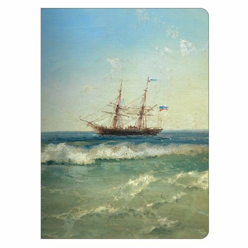 Блокнот 32 листа, 10,5*14 см, нелинованный "Ayvazovsky" (N1622) Доминанта - фото №1