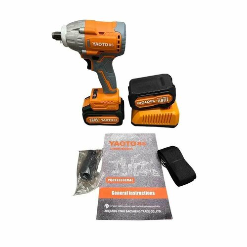 Аккумуляторный гайковерт ударный бесщеточный 4 Ач 480 Нм 12 YAOTO YT-128tv 850000₽