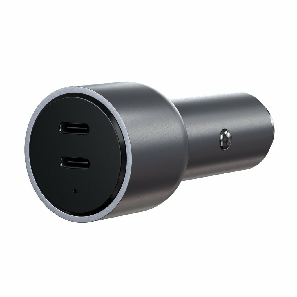 Автомобильное зарядное устройство Satechi 40W Dual USB-C Car Charger, 2xUSB Type-C (PD), Серый ST-U2C40CCM - фото №7