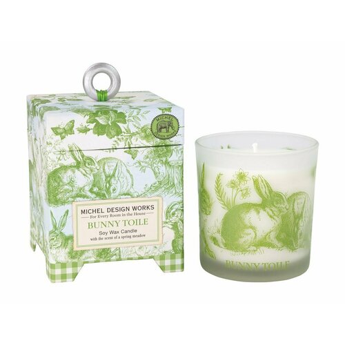 Michel Design Works Bunny Toile Соевая восковая свеча