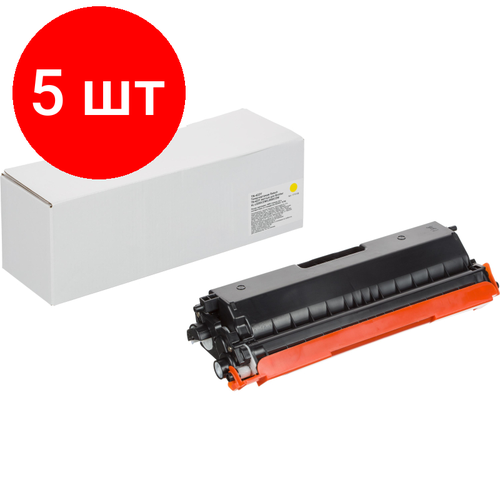 Комплект 5 штук, Тонер-картридж Retech TN-423Y жел. для Brother HL-L8260CDW/L8690CDW комплект 5 штук тонер картридж retech tn 423c гол для brother hl l8260cdw l8690cdw