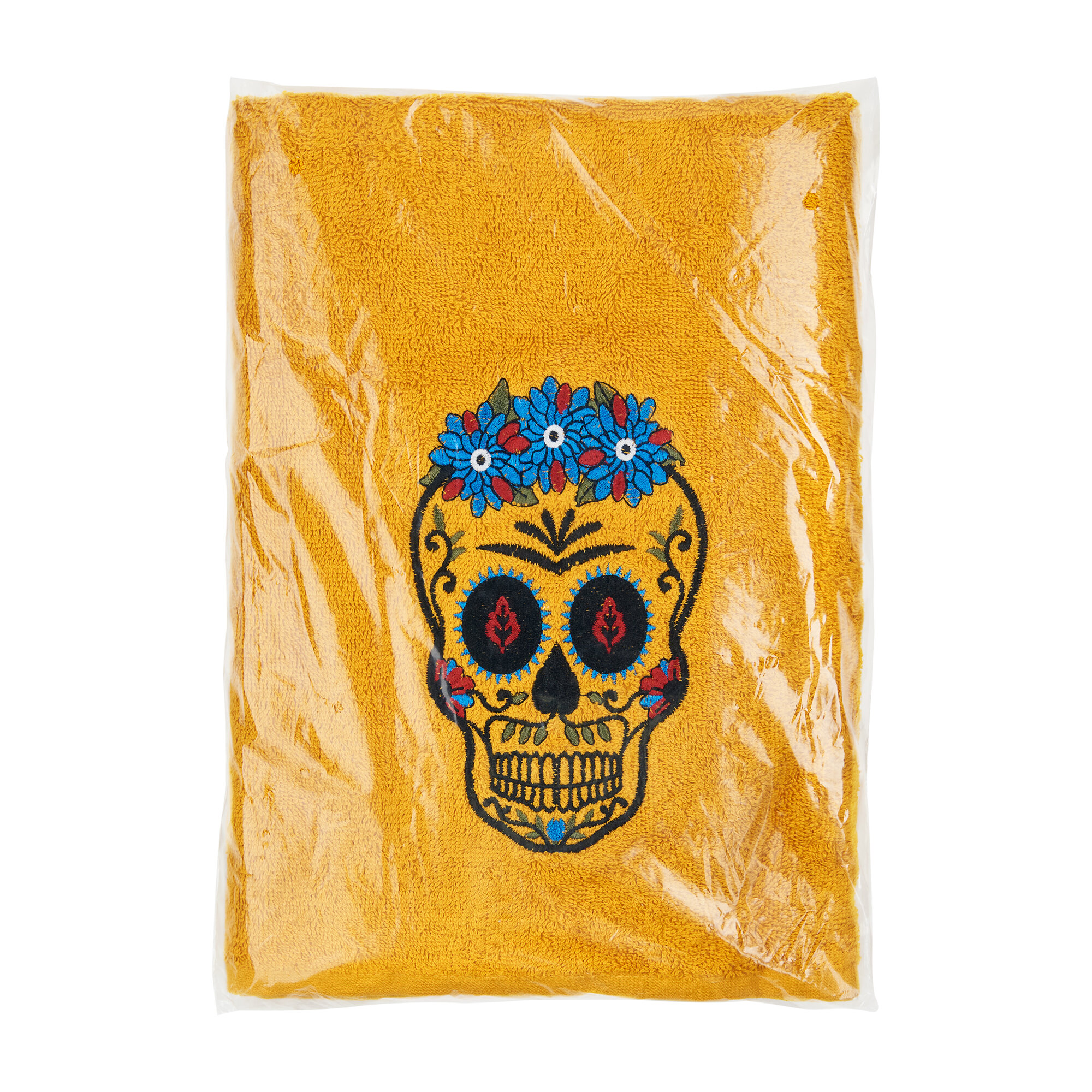 Полотенце Los Muertos для ванной 70х140 см., цвет желтый - фотография № 12